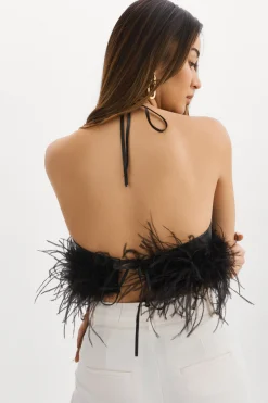 Clearance LAMARQUE AISSA | Halter Top Black