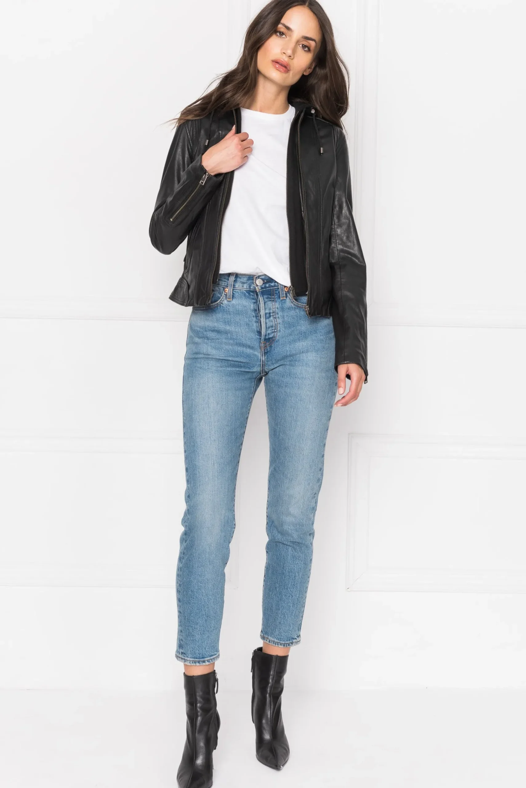 Discount LAMARQUE ARLETTE | Leather Biker Jacket Black