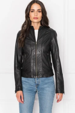 Discount LAMARQUE ARLETTE | Leather Biker Jacket Black