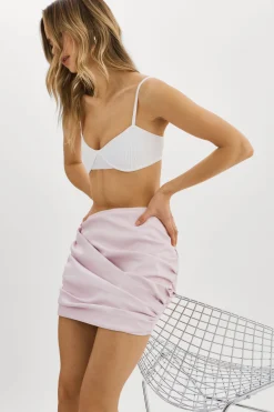Best LAMARQUE ASTRID | Faux Leather Mini Skirt Pink Parasol