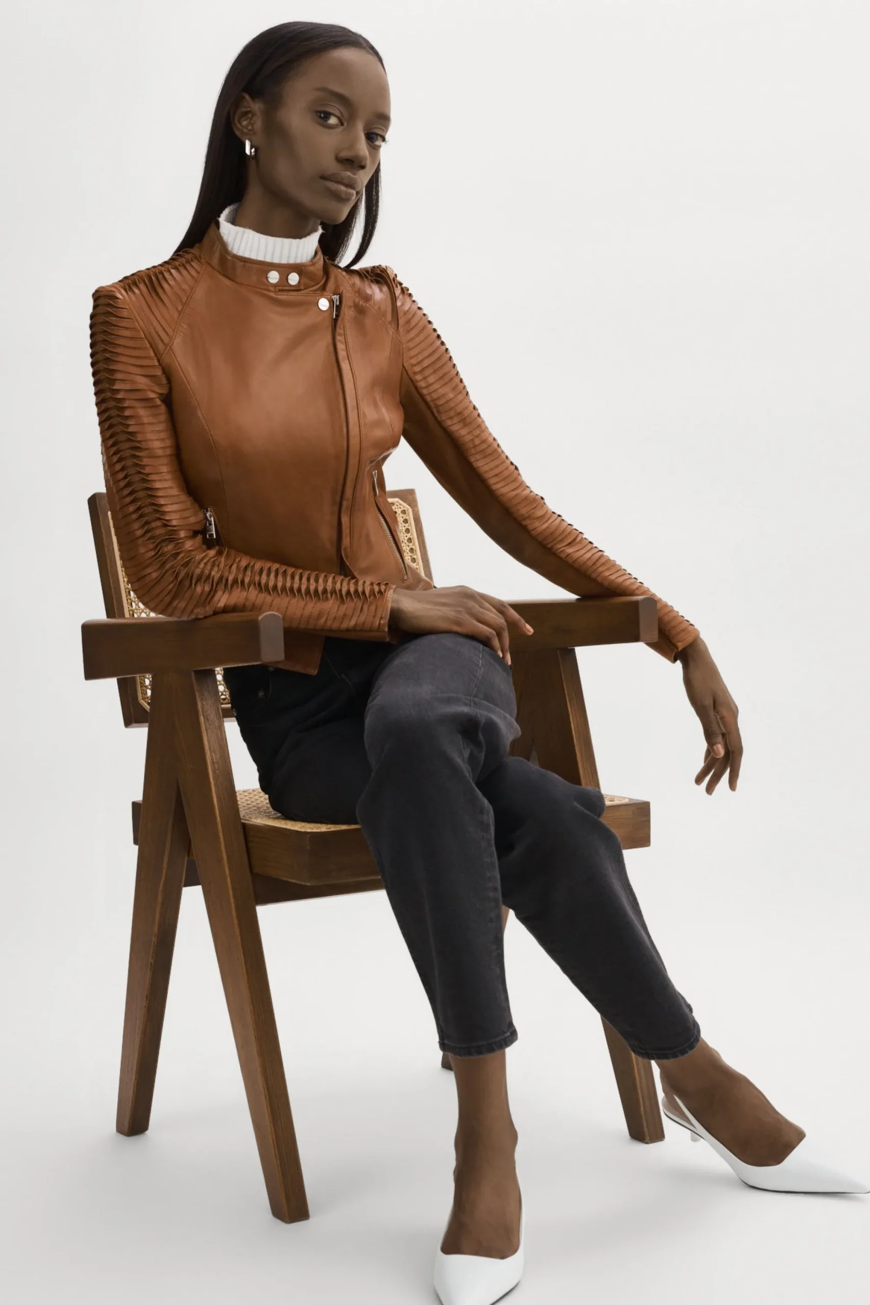 Online LAMARQUE AZRA | Leather Jacket Luggage