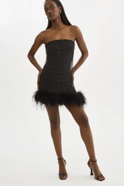 Store LAMARQUE BARETA | Rhinestone Tube Black