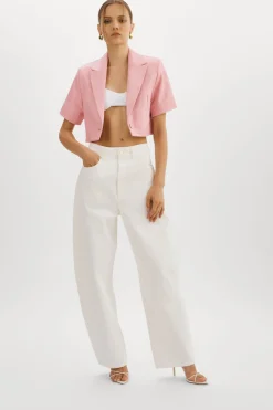 Best LAMARQUE CALATEA | Short Sleeve Blazer Orchid Pink