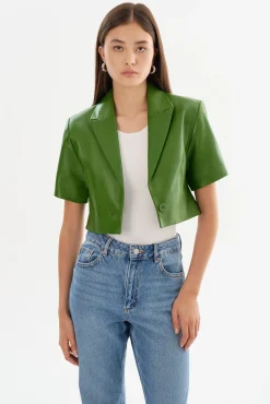 Cheap LAMARQUE CALATEA | Short Sleeve Blazer Treetop Green
