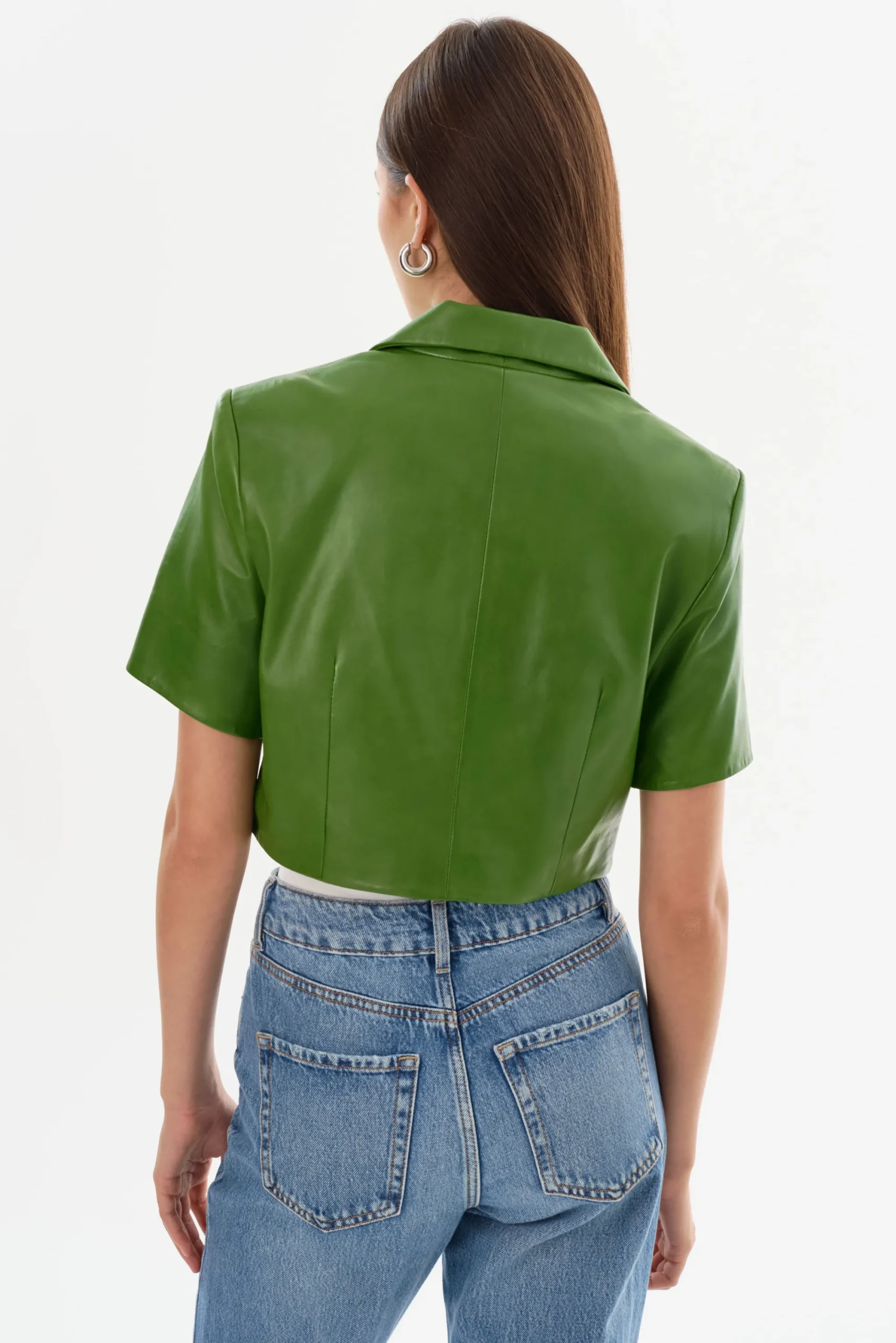 Cheap LAMARQUE CALATEA | Short Sleeve Blazer Treetop Green