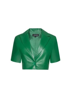 Discount LAMARQUE CALATEA | Short Sleeve Blazer VIBRANT GREEN
