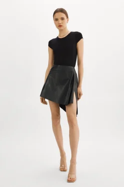 Best LAMARQUE CELESTE | Asymmetrical Mini Skirt Black