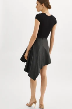 Best LAMARQUE CELESTE | Asymmetrical Mini Skirt Black