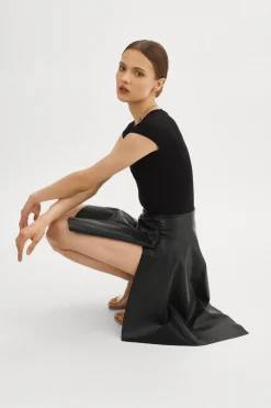 Best LAMARQUE CELESTE | Asymmetrical Mini Skirt Black