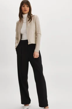 Flash Sale LAMARQUE CHAPIN | Reversible Leather Bomber Bone