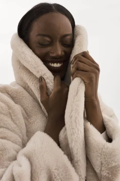 Discount LAMARQUE DANIKA | Faux Fur Crop Jacket Oat