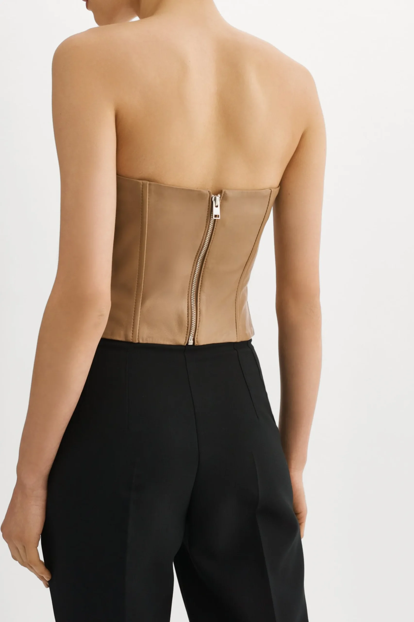 Best LAMARQUE DAVINA | Leather Bustier Sesame