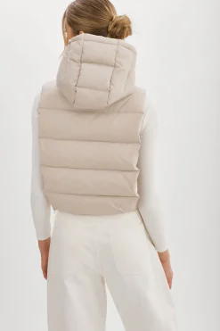 Clearance LAMARQUE DELMA | Quilted Nylon Dickey Oat