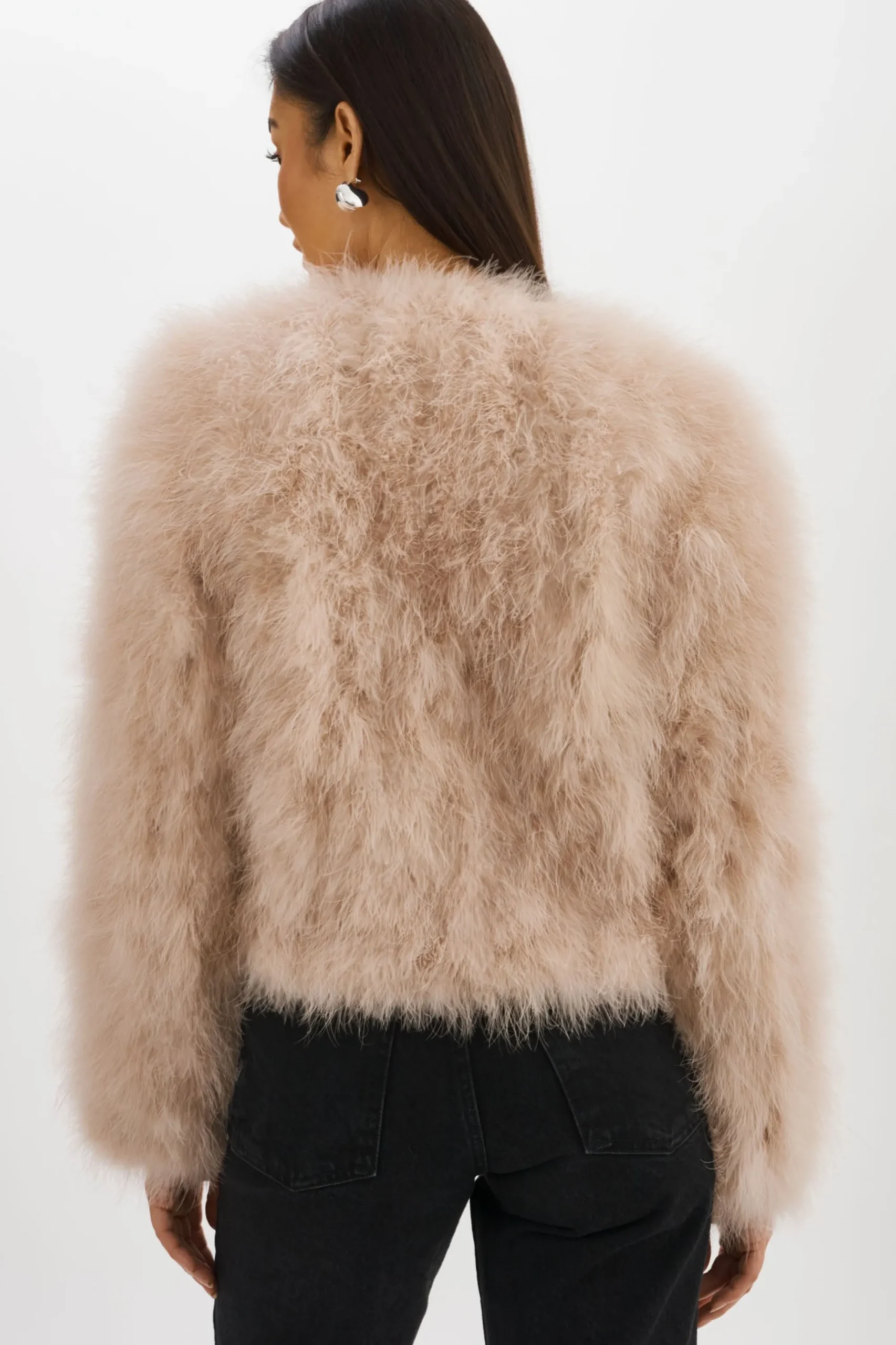 New LAMARQUE DEORA | Feather Jacket Doeskin