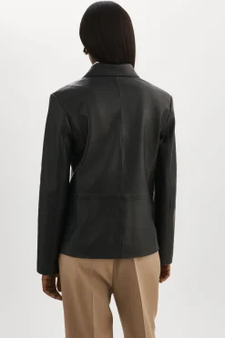 Best Sale LAMARQUE ELZA | Leather Blazer Black