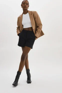 Sale LAMARQUE ELZA | Leather Blazer MOCHA