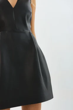New LAMARQUE EMELA | Leather Dress Black
