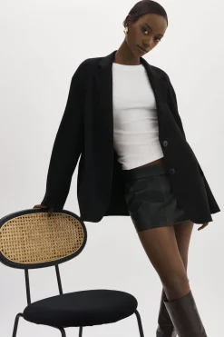 Best LAMARQUE ENNIS | Oversized Wool Blazer Black