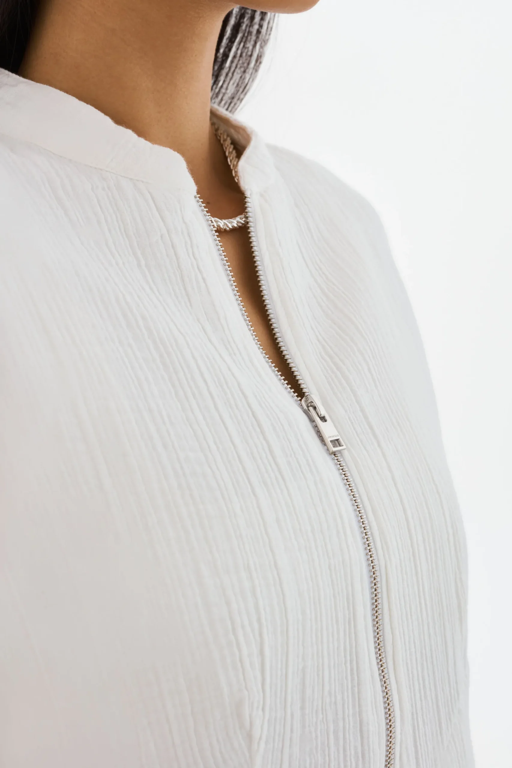 Cheap LAMARQUE ENRICA | Cotton Bomber Jacket Off White
