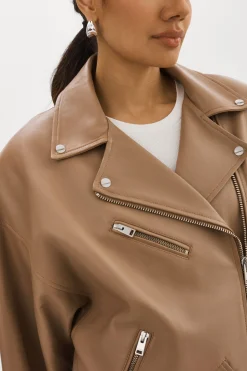 Flash Sale LAMARQUE ESTIA | Leather Biker Jacket MOCHA