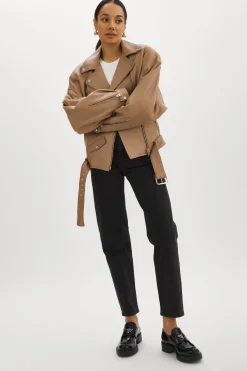 Flash Sale LAMARQUE ESTIA | Leather Biker Jacket MOCHA