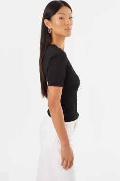 New LAMARQUE ESTIR | Crew Neck T-Shirt Black