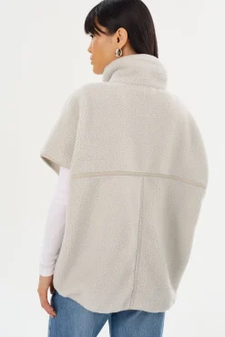 Discount LAMARQUE EUDORA | Polar Fleece Vest Light Grey