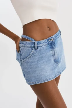 Store LAMARQUE FANTINA | Denim Skort Light Blue Wash