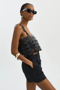 Outlet LAMARQUE FINLEY | Multi-Circle Top Black
