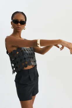 Outlet LAMARQUE FINLEY | Multi-Circle Top Black