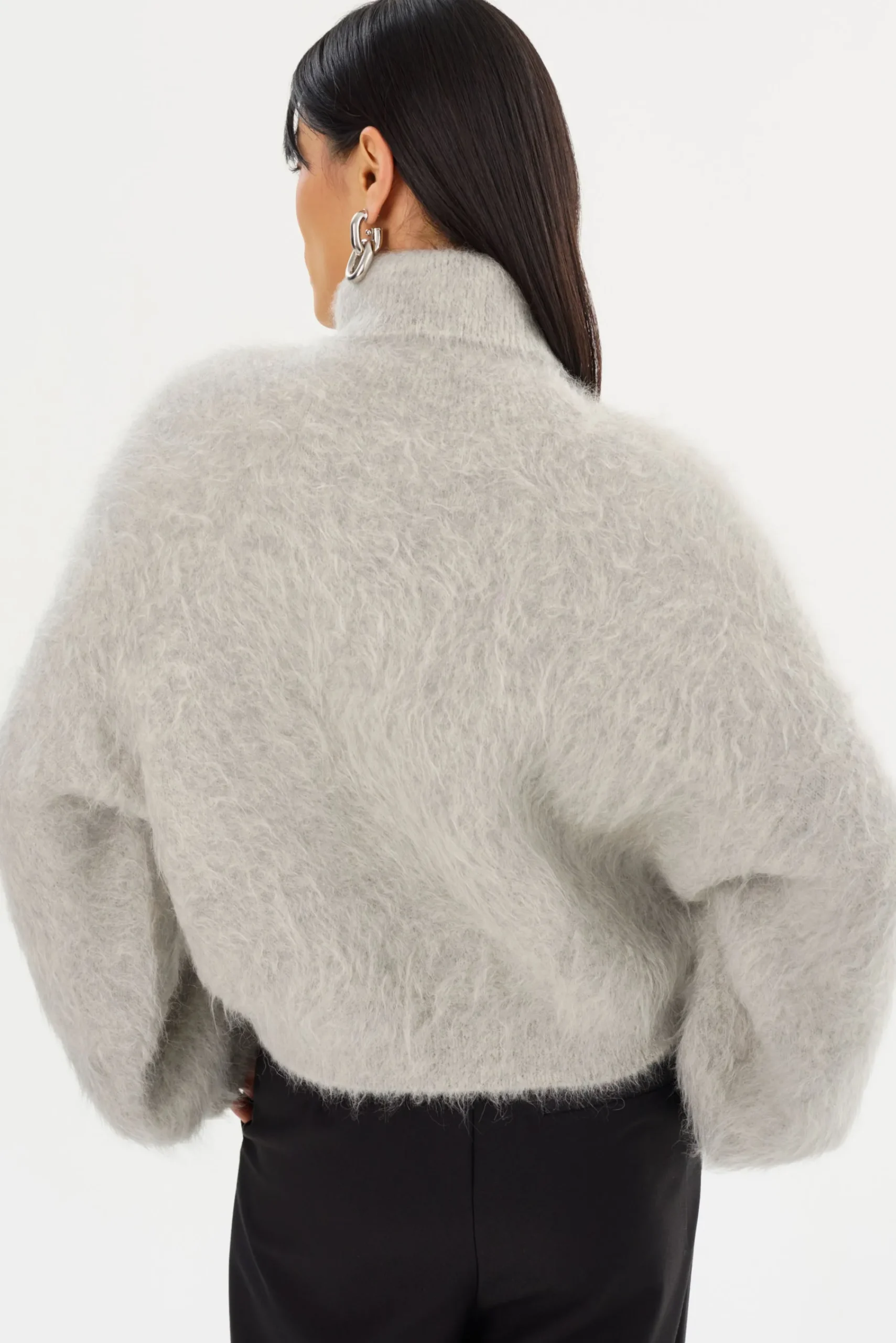 Online LAMARQUE GARCELLE | Wool Turtleneck Sweater Heather Grey