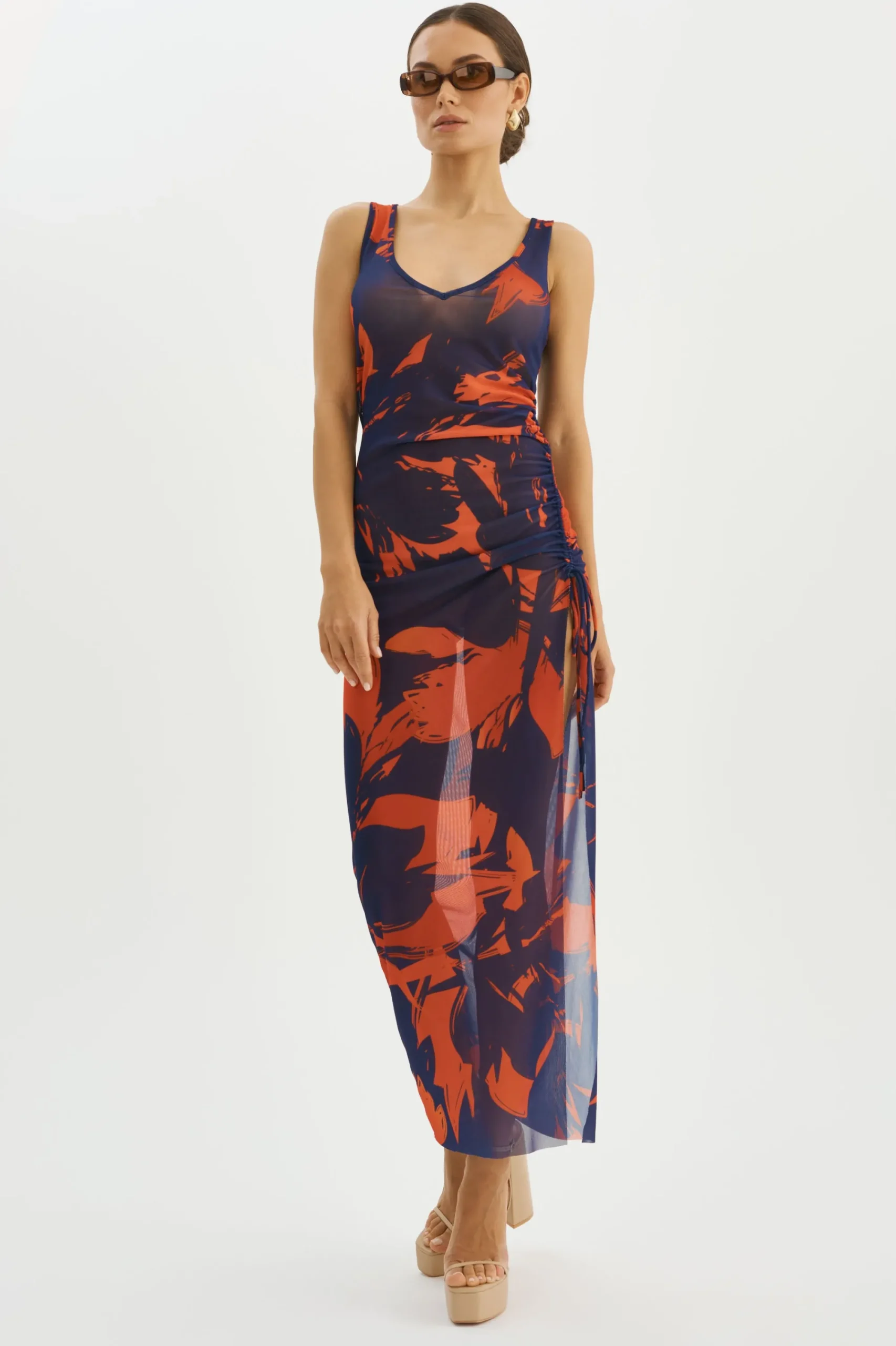 Cheap LAMARQUE HADYL | Mesh Maxi Dress Floral