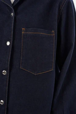 Sale LAMARQUE HAYA D | Denim Shacket Dark Indigo