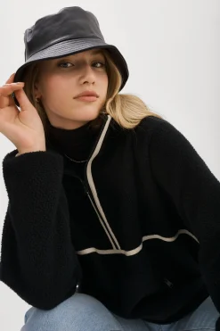 Discount LAMARQUE HELSA | Polar Fleece Pullover Black/Ivory