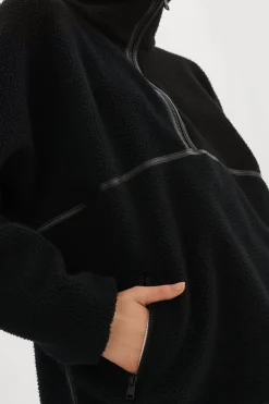Outlet LAMARQUE HELSA | Polar Fleece Pullover Black / Black