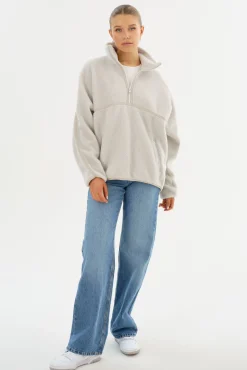 Cheap LAMARQUE HELSA | Polar Fleece Pullover Light Grey