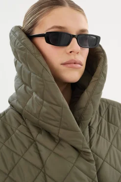 Outlet LAMARQUE HENDRIKA | Oversized Quilted Coat Sage