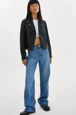 Fashion LAMARQUE IDETTA | Leather Biker Jacket Black