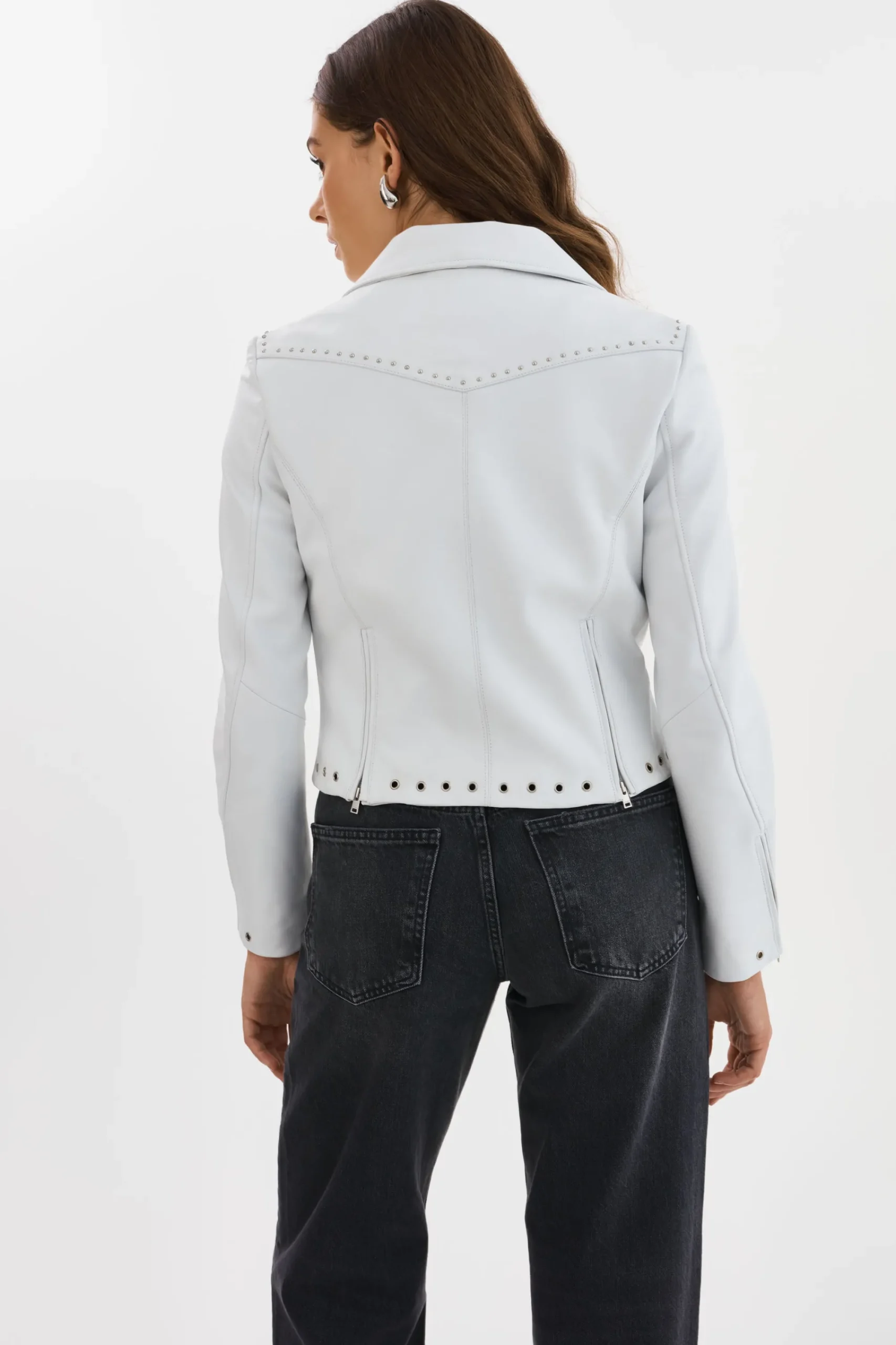 Store LAMARQUE IDETTA | Leather Biker Jacket White