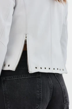 Store LAMARQUE IDETTA | Leather Biker Jacket White