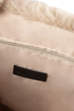 Flash Sale LAMARQUE JADE Faux Fur Tote Bag Oat