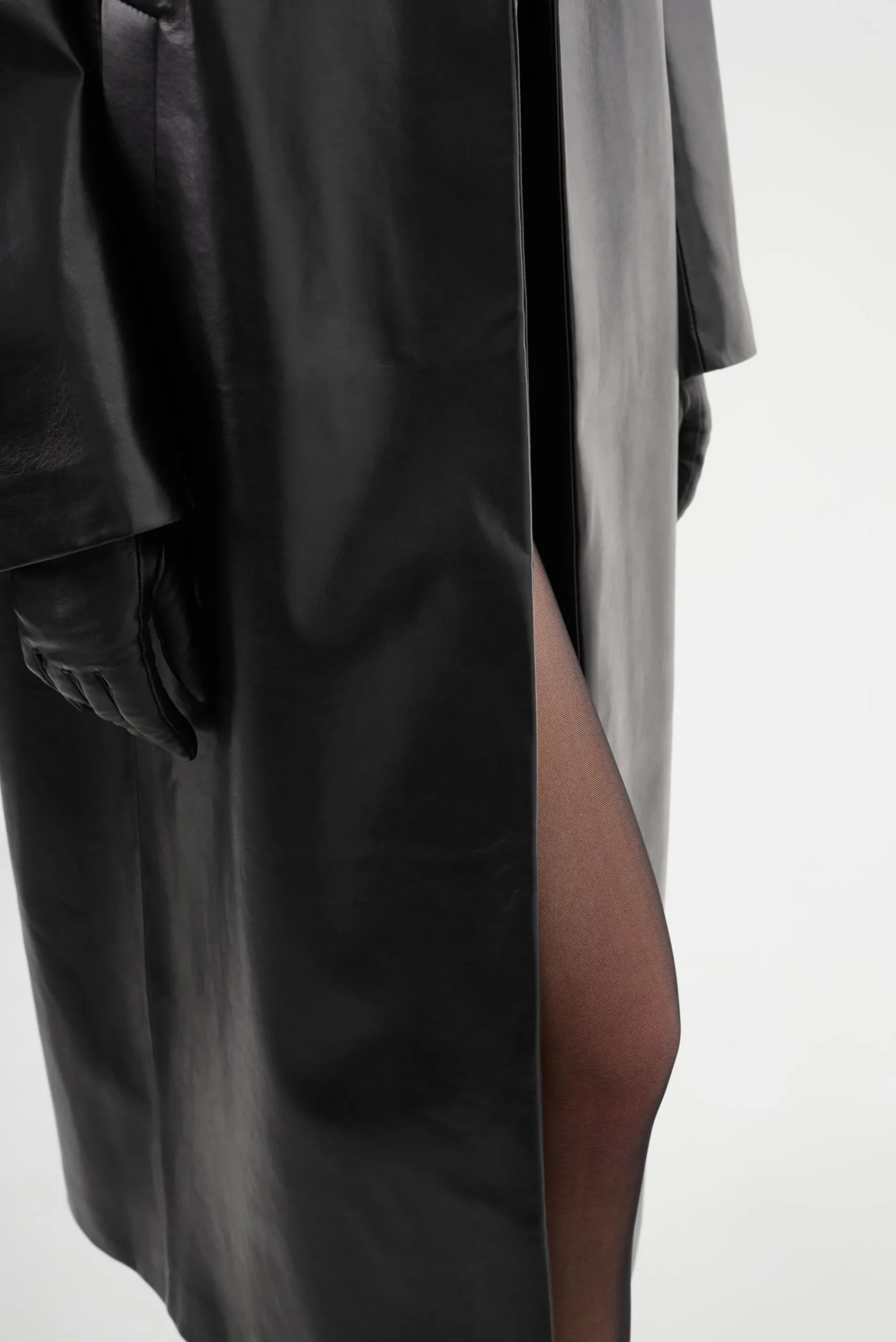 Cheap LAMARQUE JANELLE | Recycled Leather Coat Black