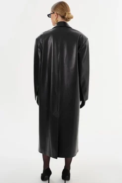 Cheap LAMARQUE JANELLE | Recycled Leather Coat Black