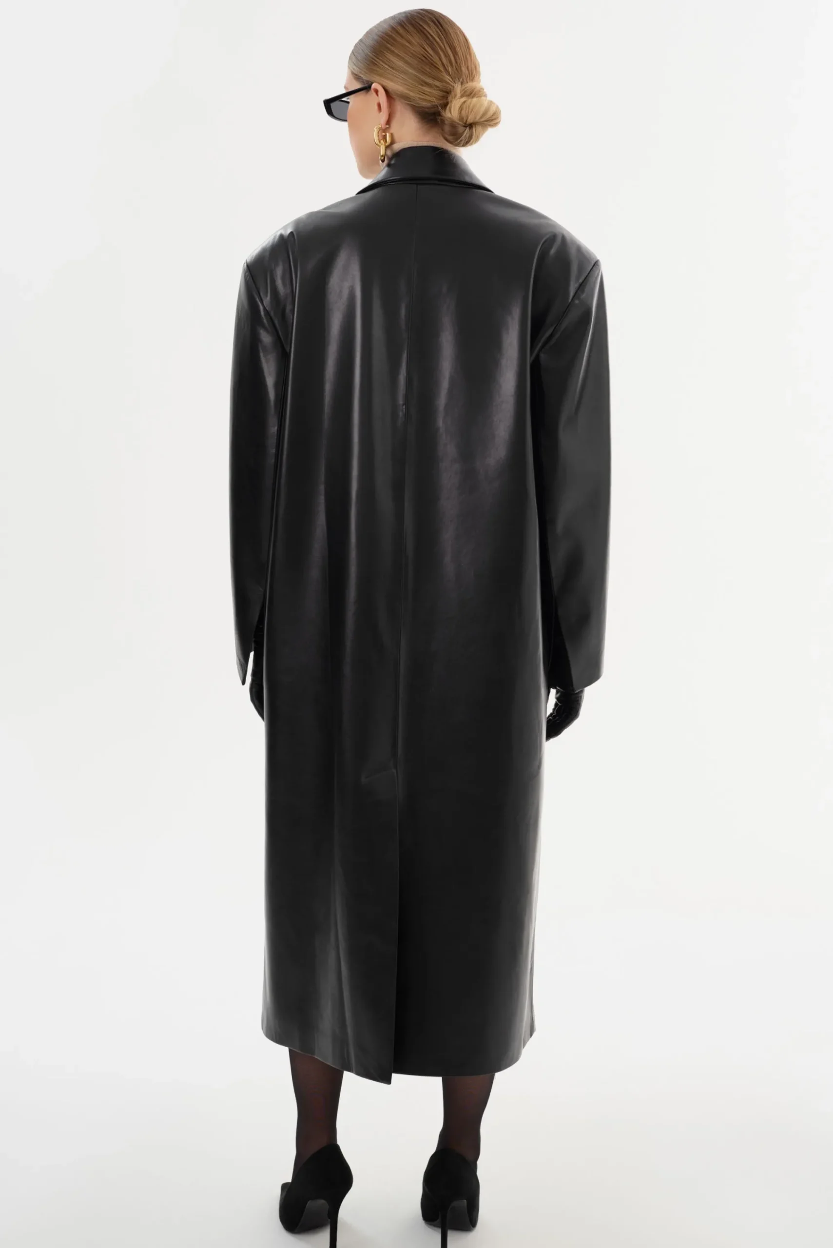 Cheap LAMARQUE JANELLE | Recycled Leather Coat Black