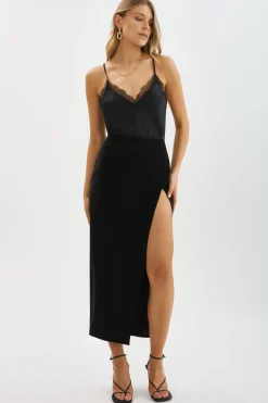 Store LAMARQUE JAY | Faux Leather Skirt Black