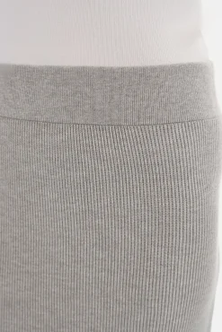 Discount LAMARQUE JILLIAN | Knit Midi Skirt Light Heather Grey