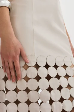 Outlet LAMARQUE KALI | Multi-Circle Maxi Skirt Bone