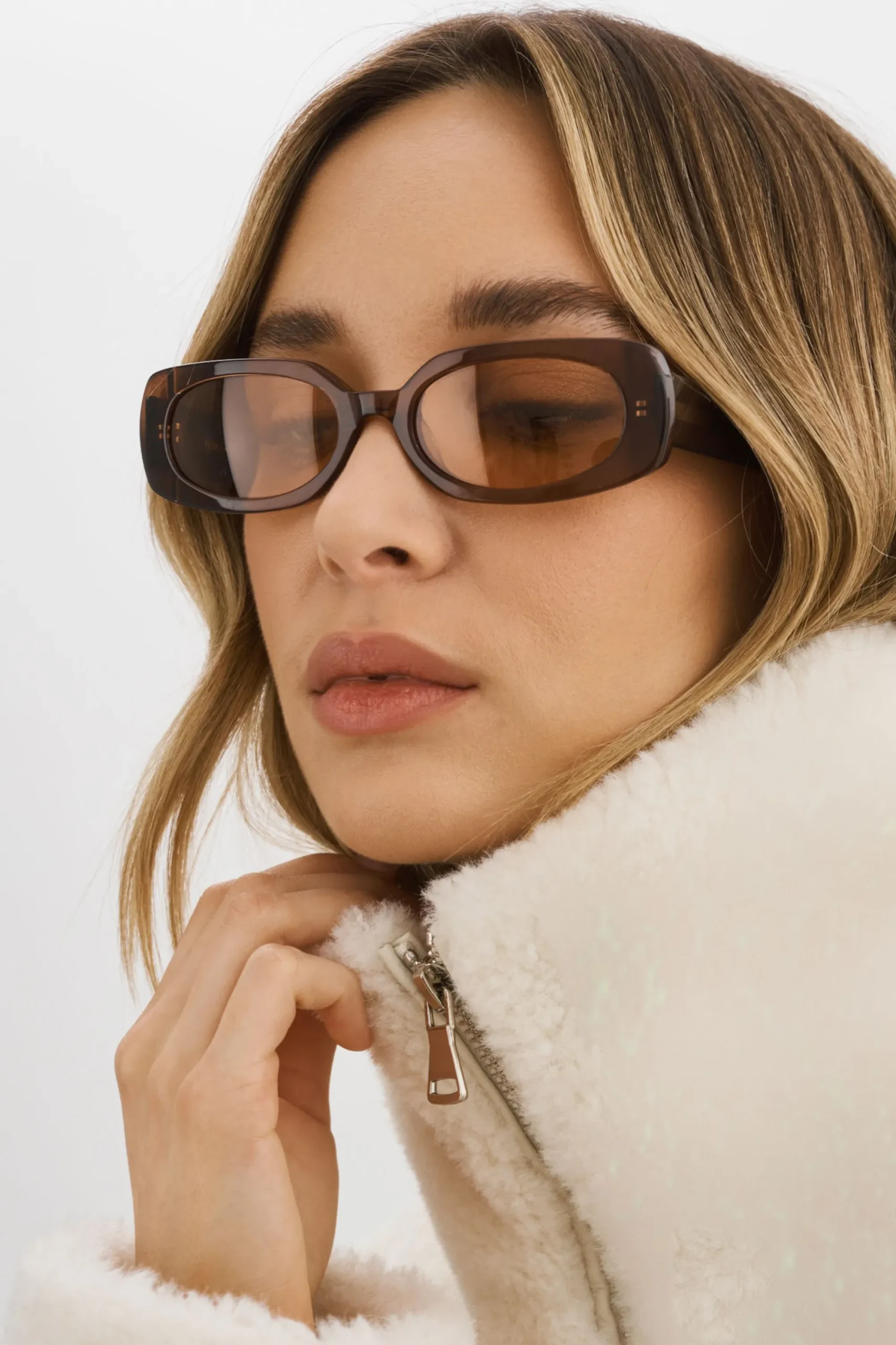 New LAMARQUE KIM | Sherpa Jacket Off White