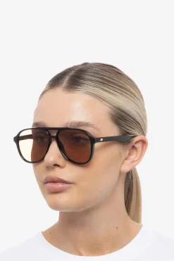 Hot LAMARQUE LE SPECS | Tragic Magic Aviator Sunglasses Black