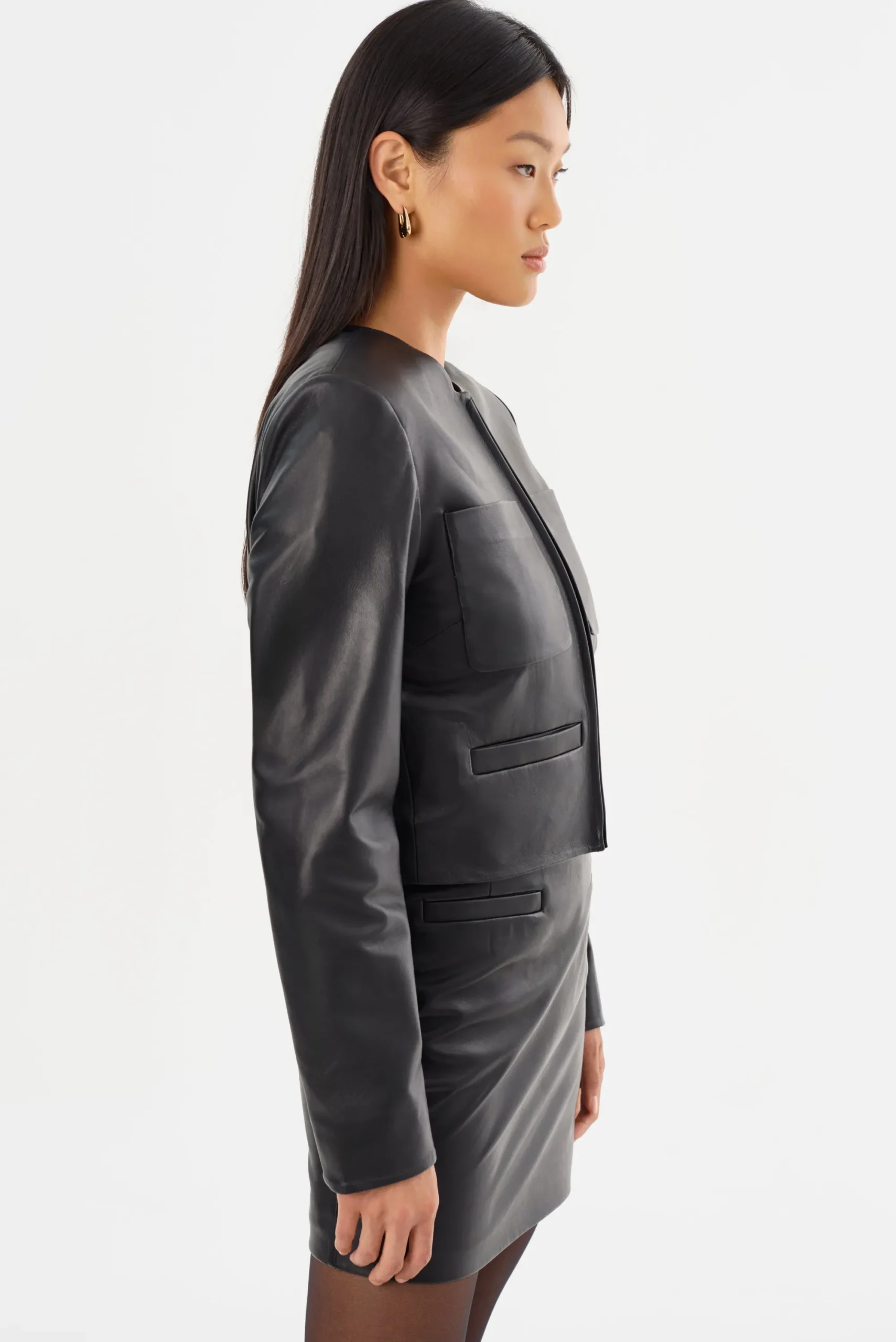 Discount LAMARQUE LINETTE | Leather Jacket Black